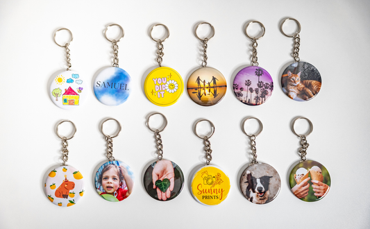 2.25" Round Keychains