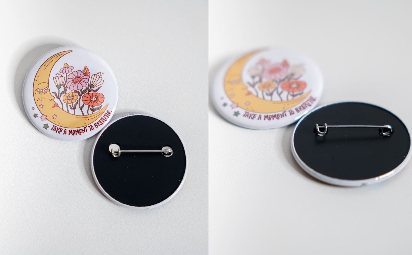 2" Round Button Pins