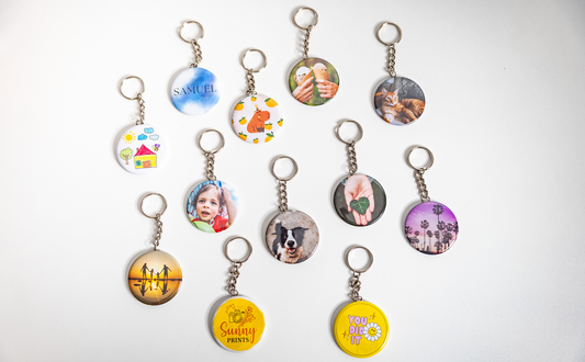 2.25" Round Keychains