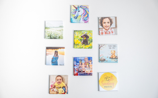 2" Square Button Magnets