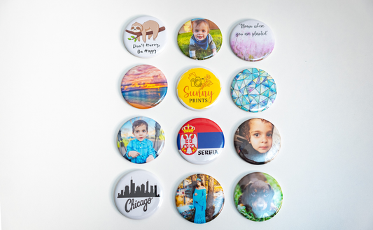 2.25" Round Button Magnets