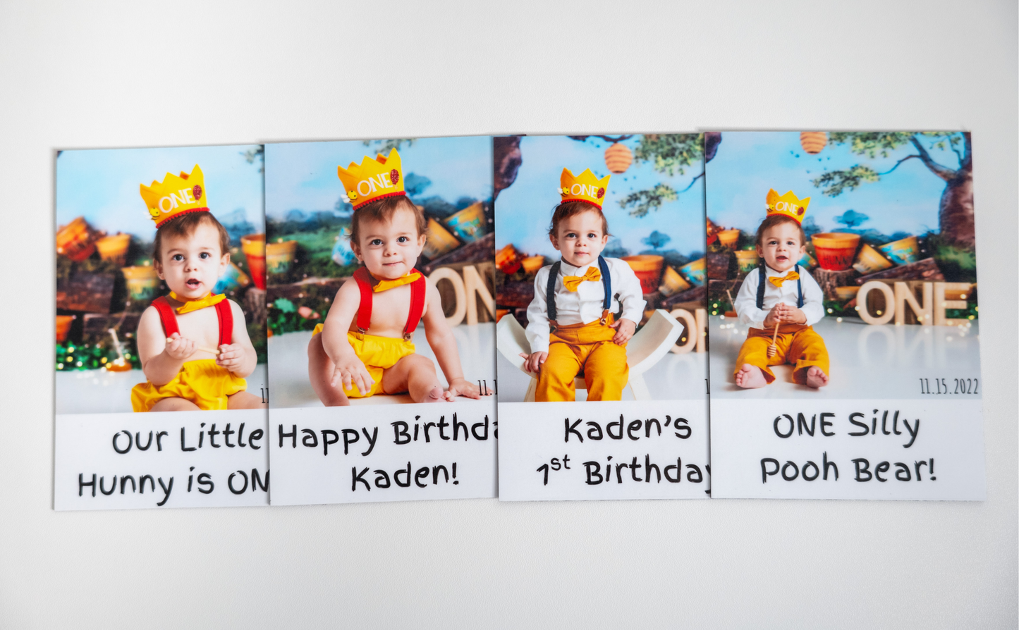 3.75" Square Flexible Magnets (with text)