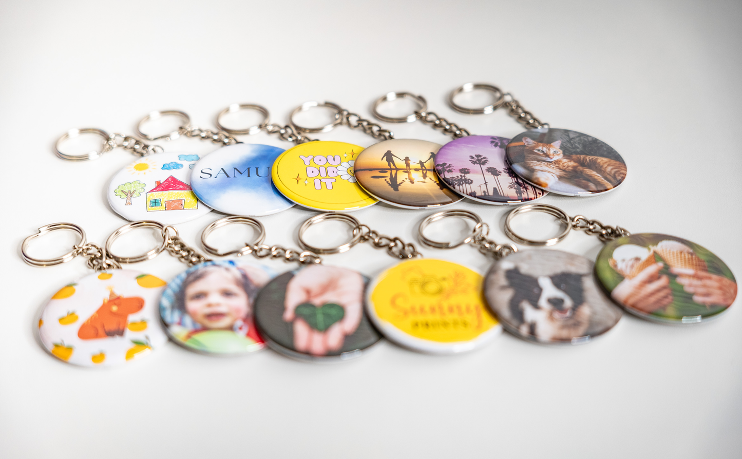 2.25" Round Keychains