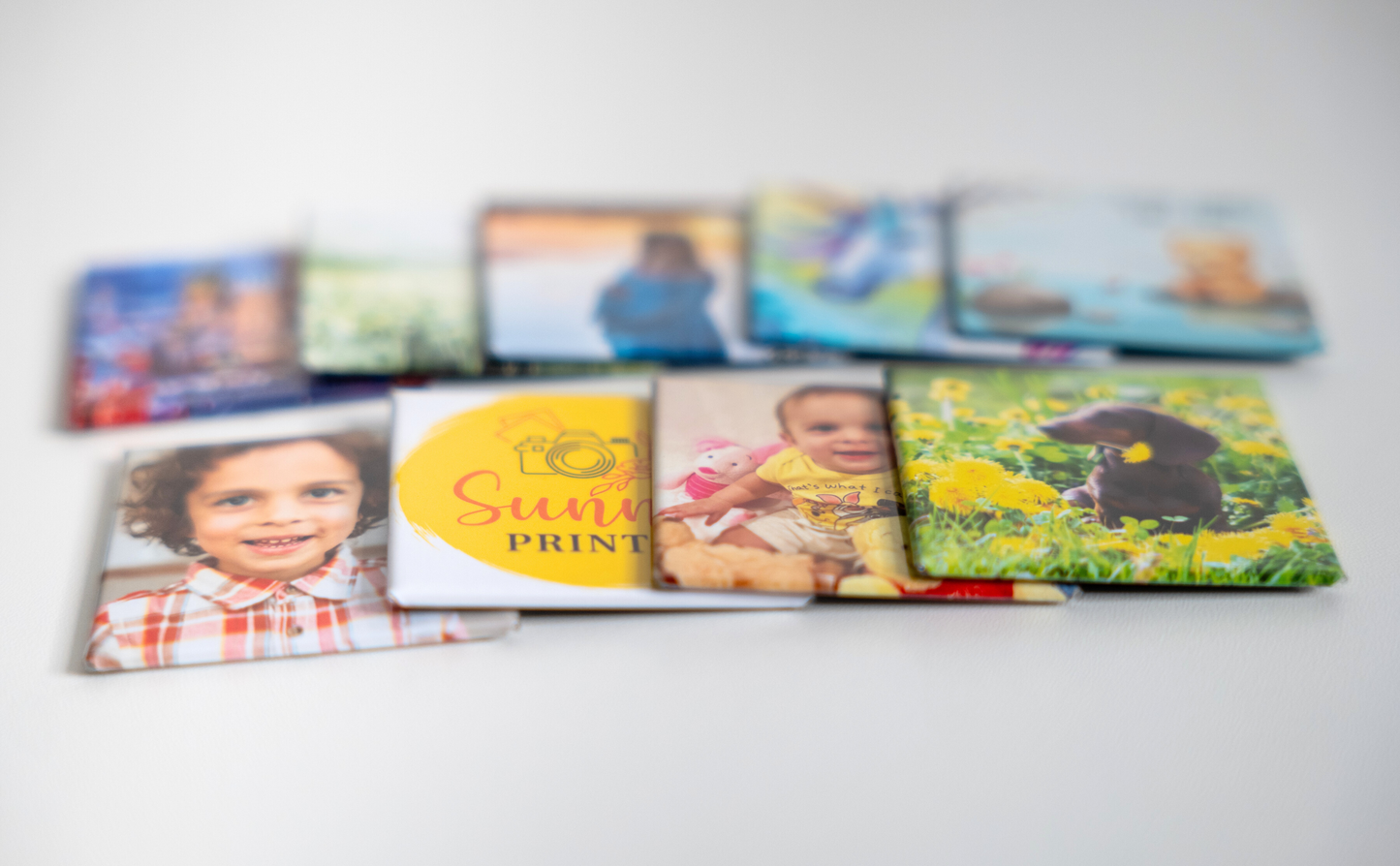 2" Square Button Magnets