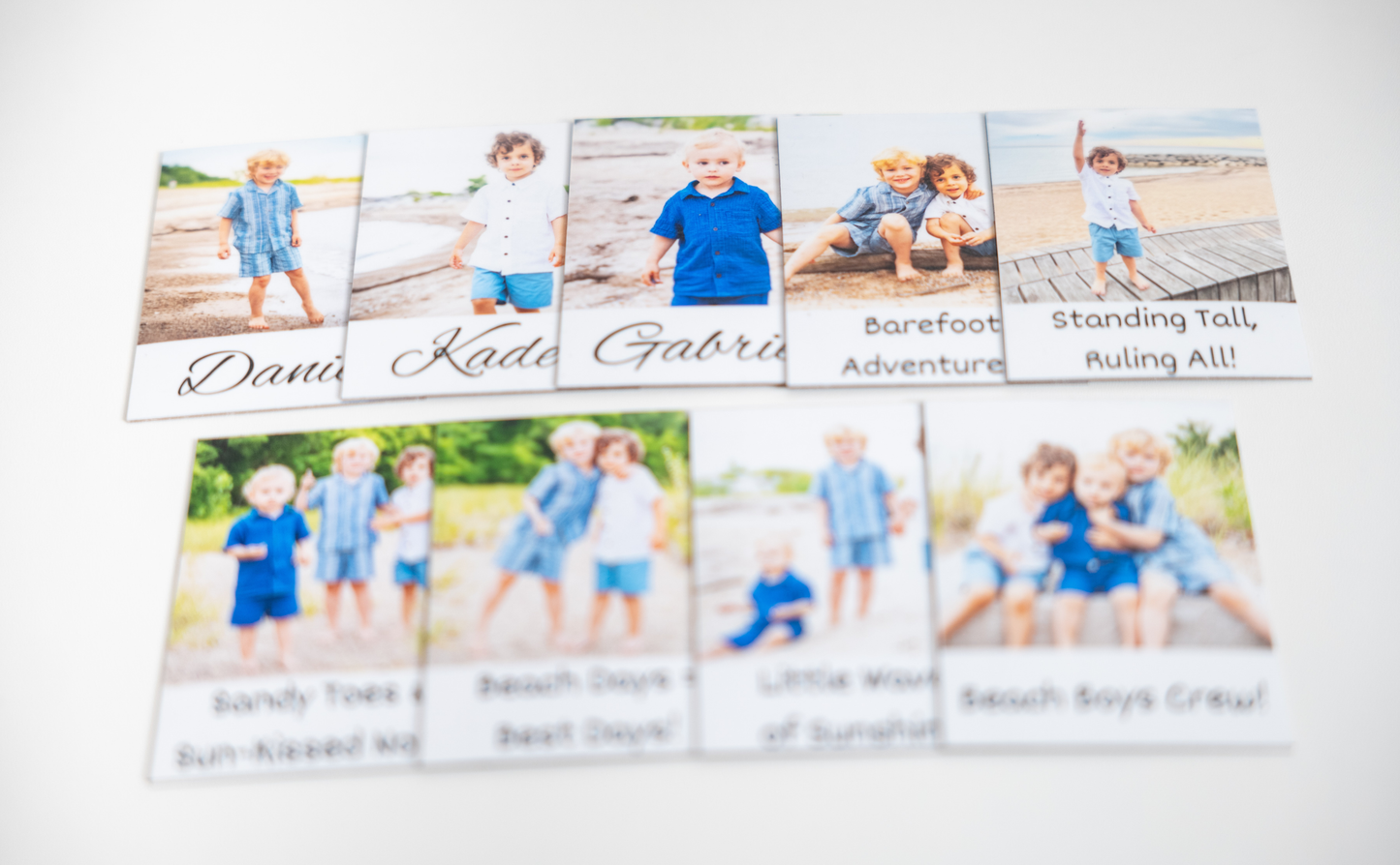 2.5" Square Flexible Magnets (with text)