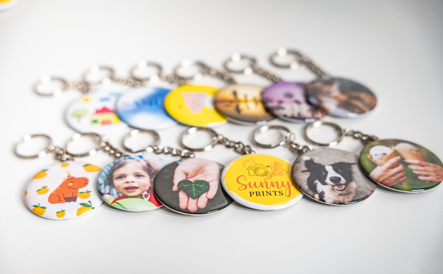2.25" Round Keychains