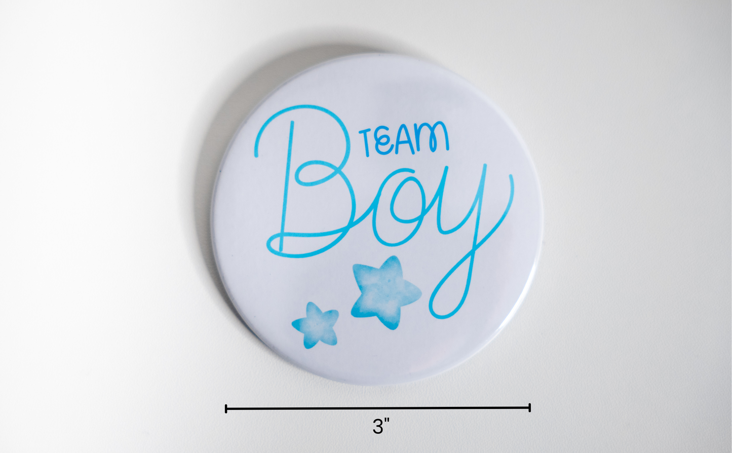 3" Round Button Pins