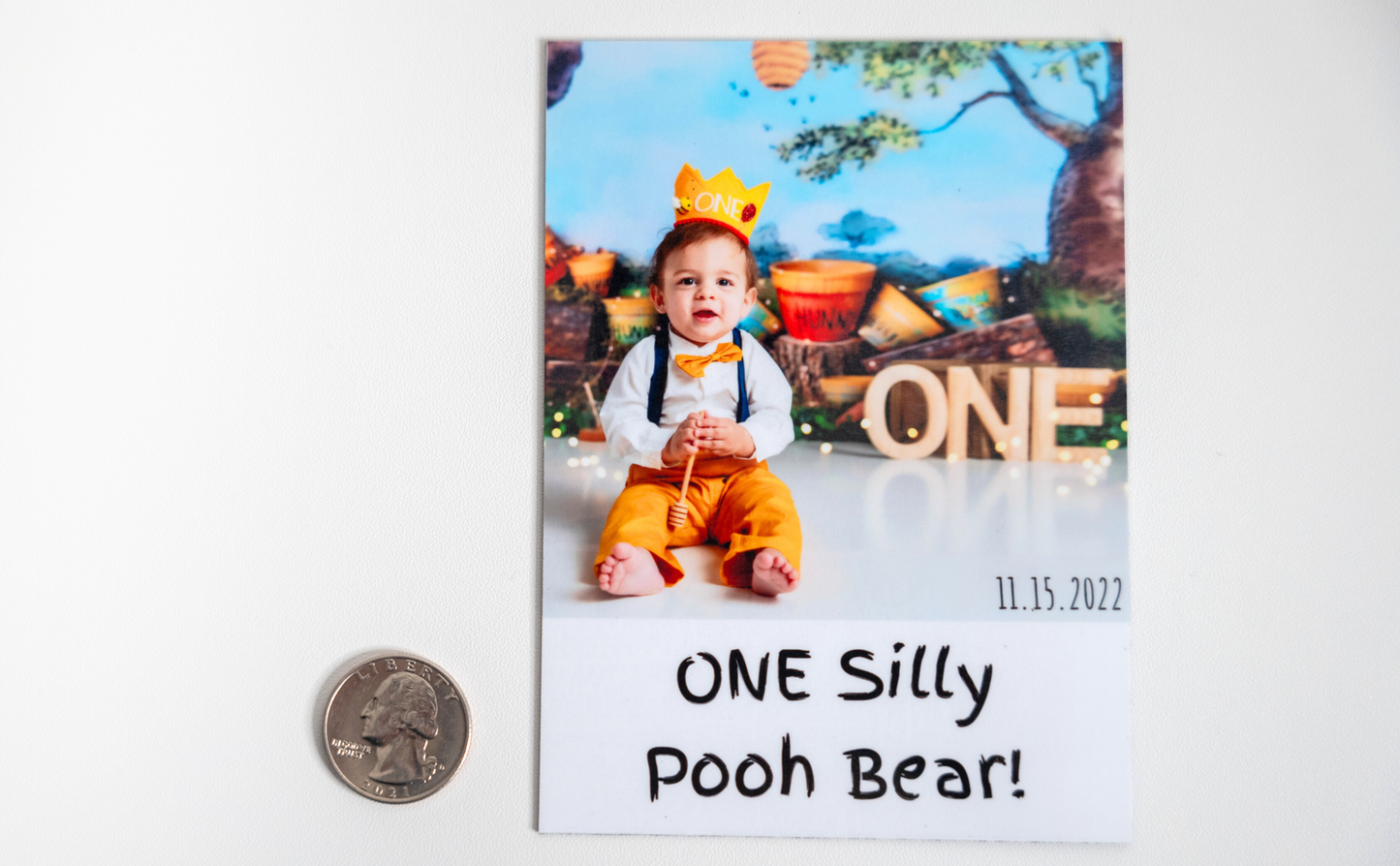 3.75" Square Flexible Magnets (with text)