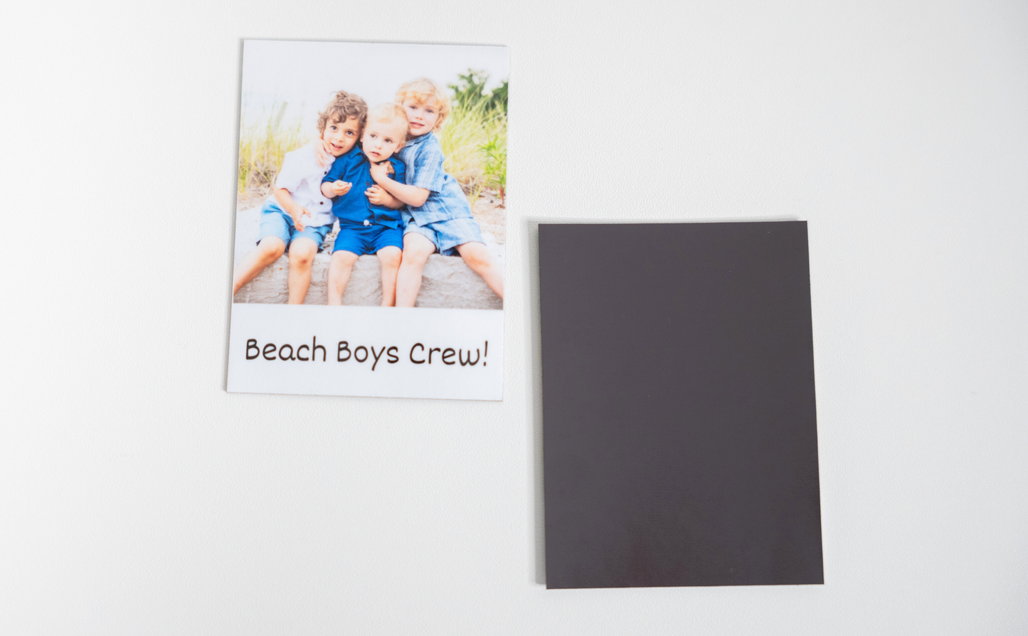 2.5" Square Flexible Magnets (with text)
