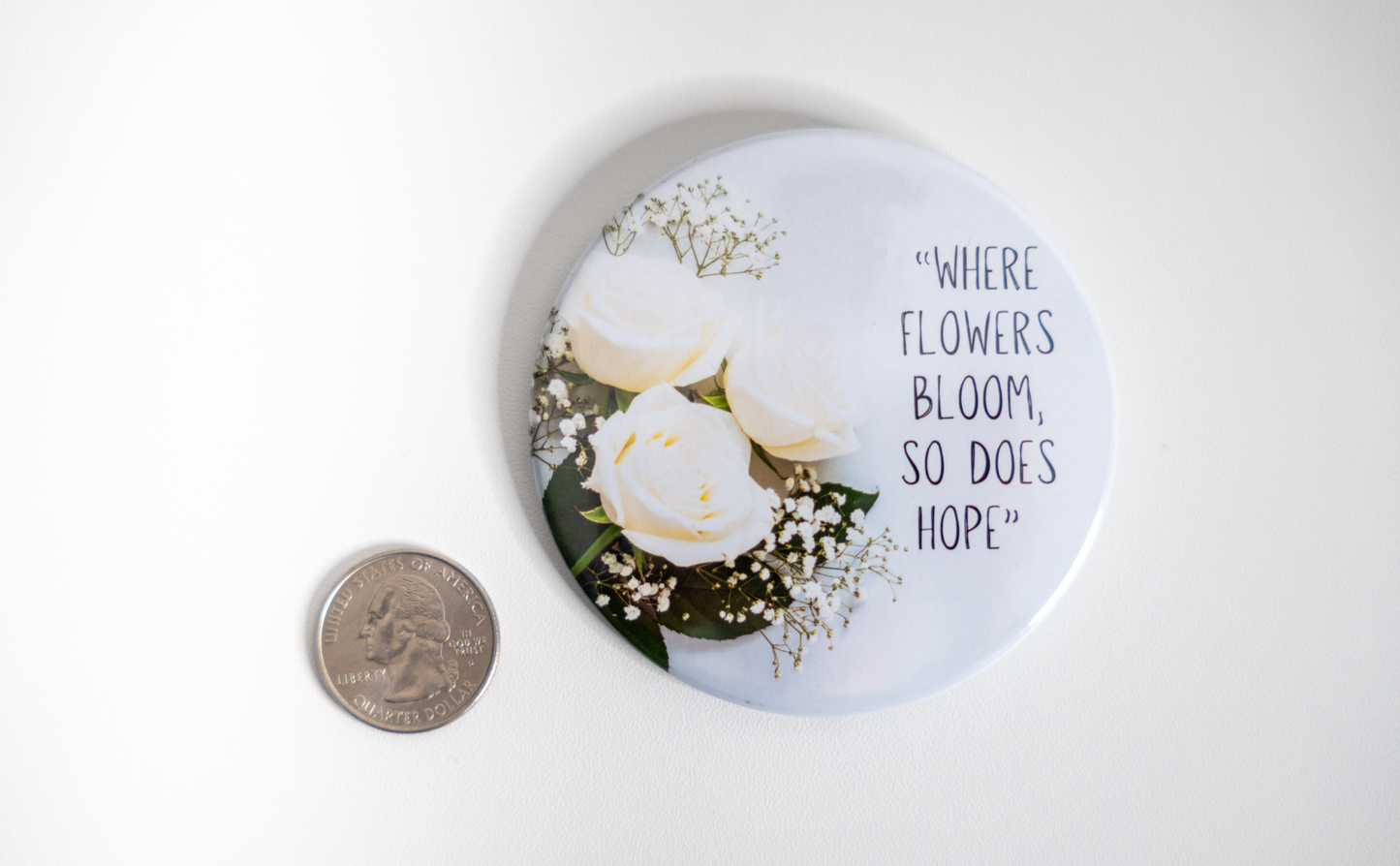 3" Round Button Pins