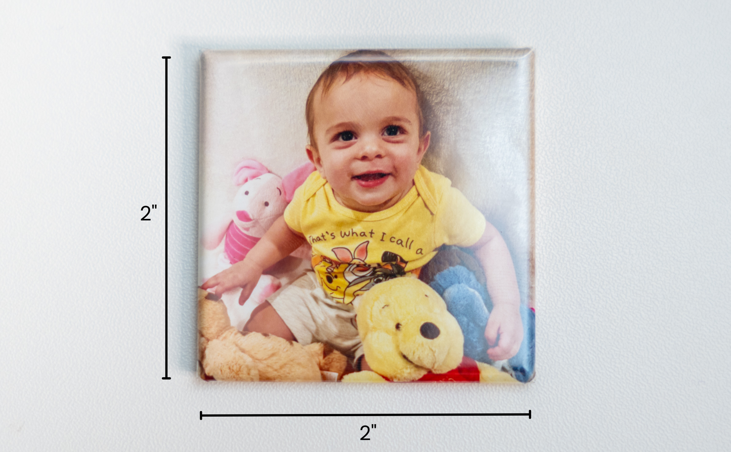 2" Square Button Magnets