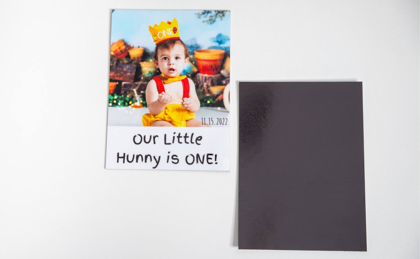 3.75" Square Flexible Magnets (with text)