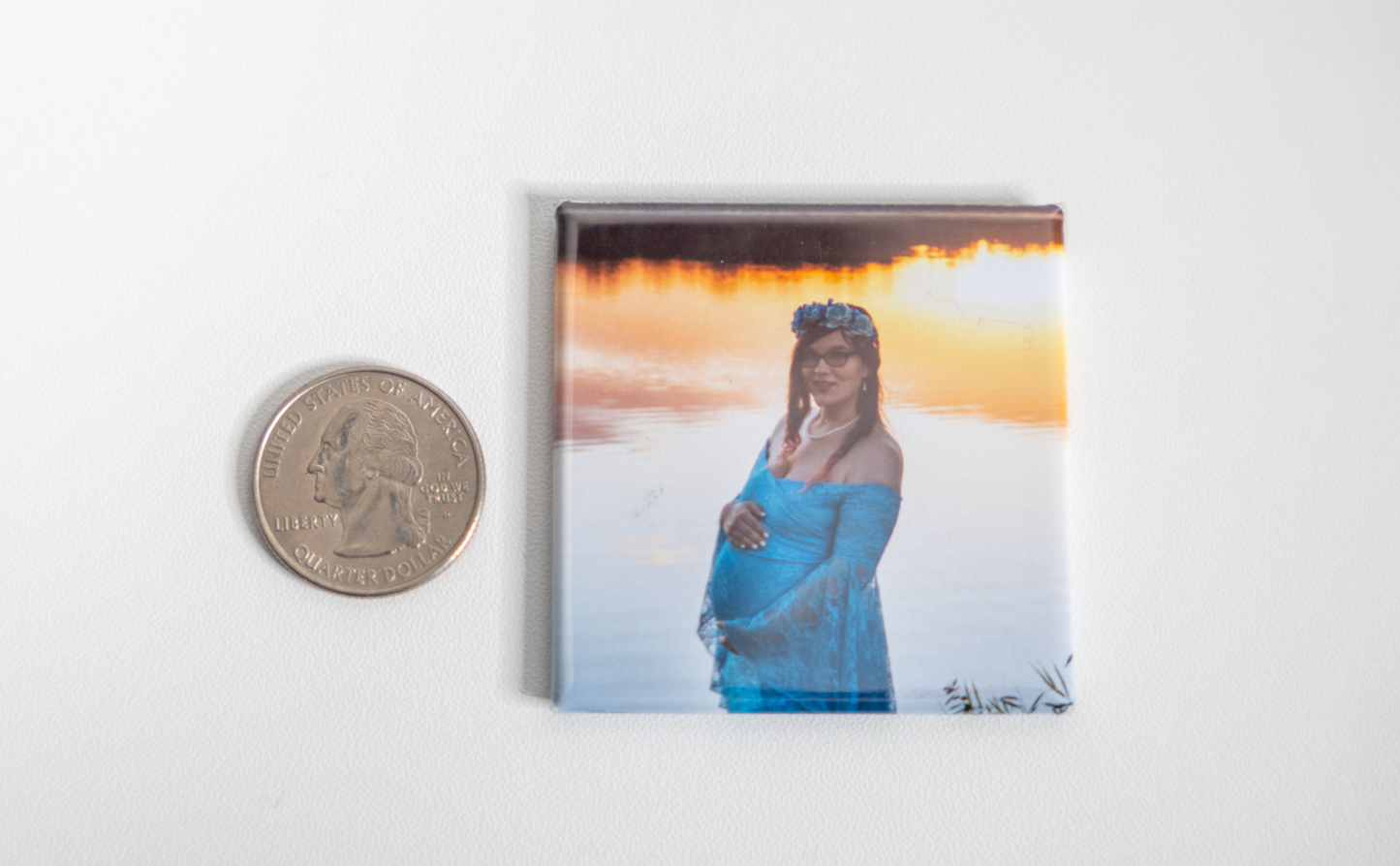 2" Square Button Magnets