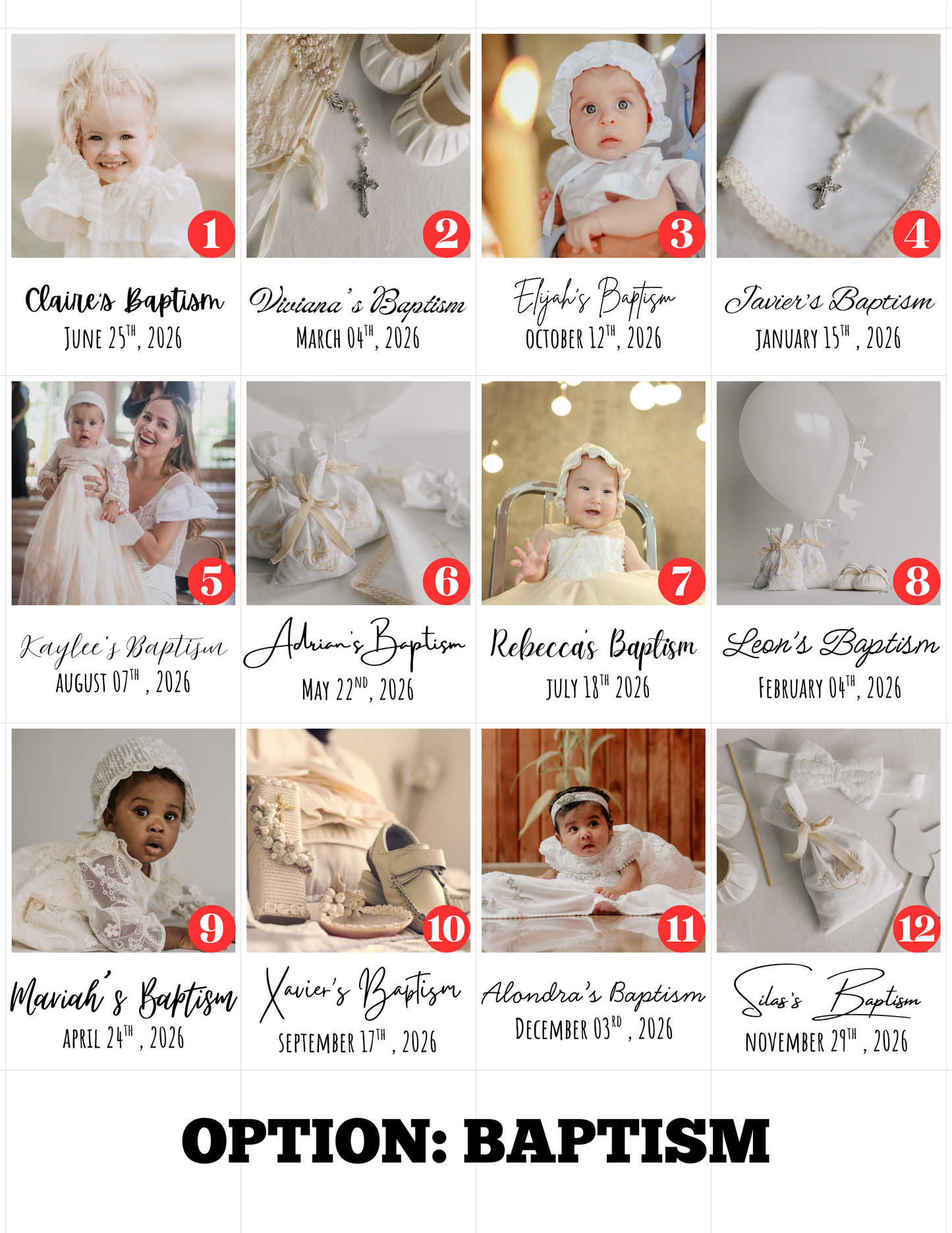 3.75" Square Flexible Magnets (with text)