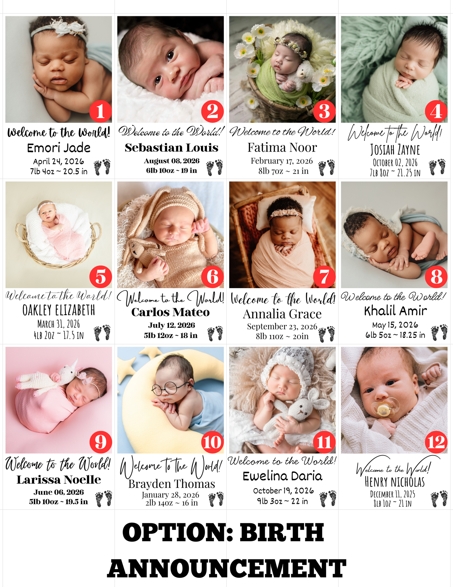 3.75" Square Flexible Magnets (with text)