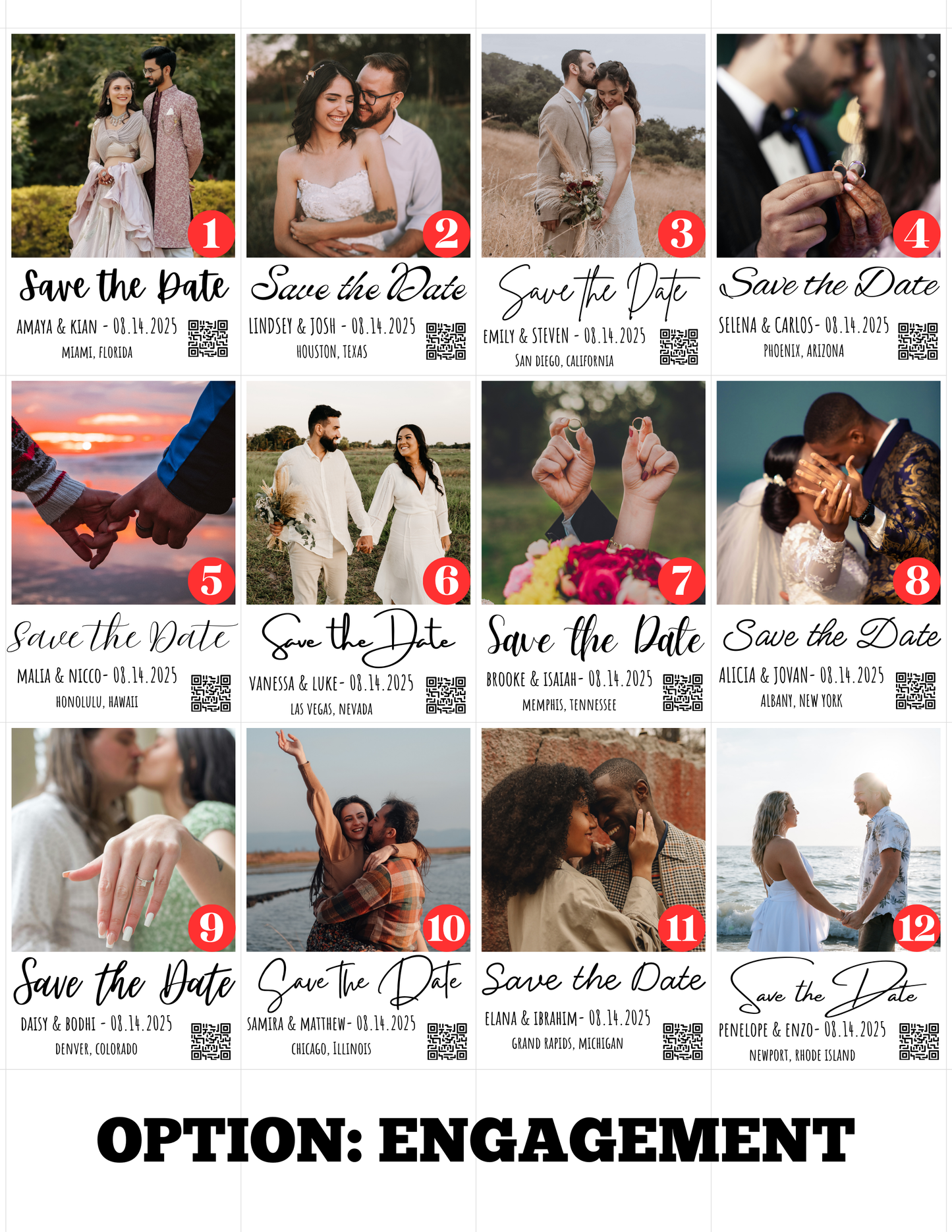 3.75" Square Flexible Magnets (with text)